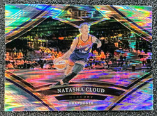 Natasha Cloud 2024 Panini Select WNBA #22 Snapshots Flash Wave Prizm