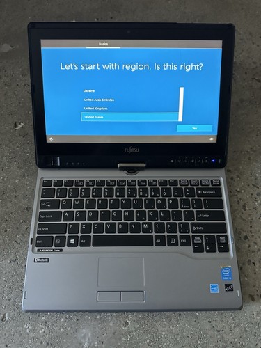 Fujitsu LifeBook T734 i5 4200M Windows 10 Pro 4GB Ram And 500GB HDD Locked Bios
