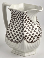 Adams Sharon Cloverleaf Real English Ironstone 15cm Jug Vintage