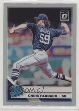 2019 Panini Donruss Optic Rated Rookies Holo Prizm Chris Paddack #88 0p7