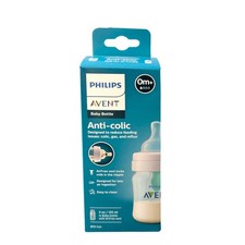 Philips Avent Anti-Colic Baby Bottle With AirFree Vent Clear 4 oz. Baby Bottle