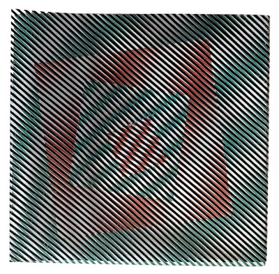 Reginald Neal Op-Art Christmas Card designed exclusively for MoMA 1965