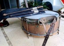 Ancien Tambour Cuivre Vercruysse Et D'hondt LILLE