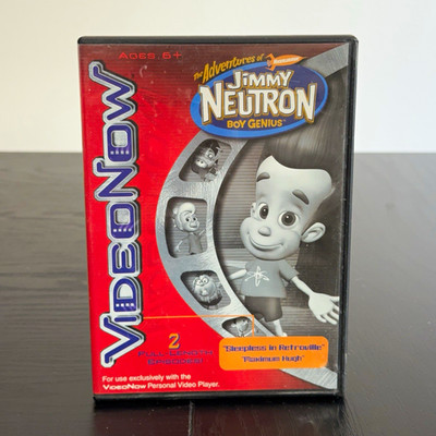 VideoNow PVD The Adventures of Jimmy Neutron Boy Genius Disc 2003 Ages 6+
