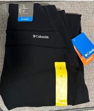 Columbia Women's Omni-Shade Straight Leg Active Fit Pants Black, SMALL, BJ4