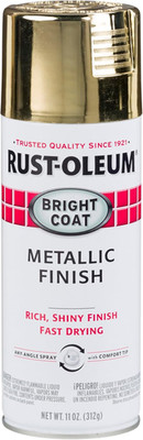 7710830 Stops Rust Bright Coat Metallic Spray Paint, 11 Ounce, Gold, (Pack of 1)