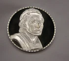 100 Greatest Masterpieces 65g Sterling Silver  J Pinches- Voltaire by Houdon