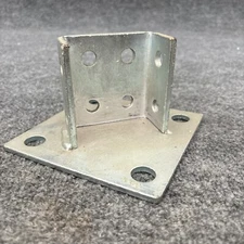 Power-Strut PS-3064-SQ-EG Galvanized Steel ouble-Column Square U Post Base New