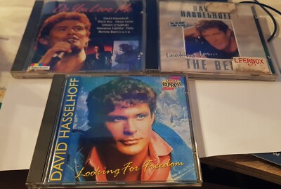 David Hasselhoff - 3 CDs - looking for freedom - do you love me - looking for
