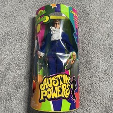 Austin Powers Doll Talking Doll 1998 Trendmasters Fully Poseable - New In Box