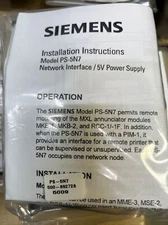 New Siemens Cerberus Pyrotronics PS-5N7 315-092729 MXL Network Interface Module
