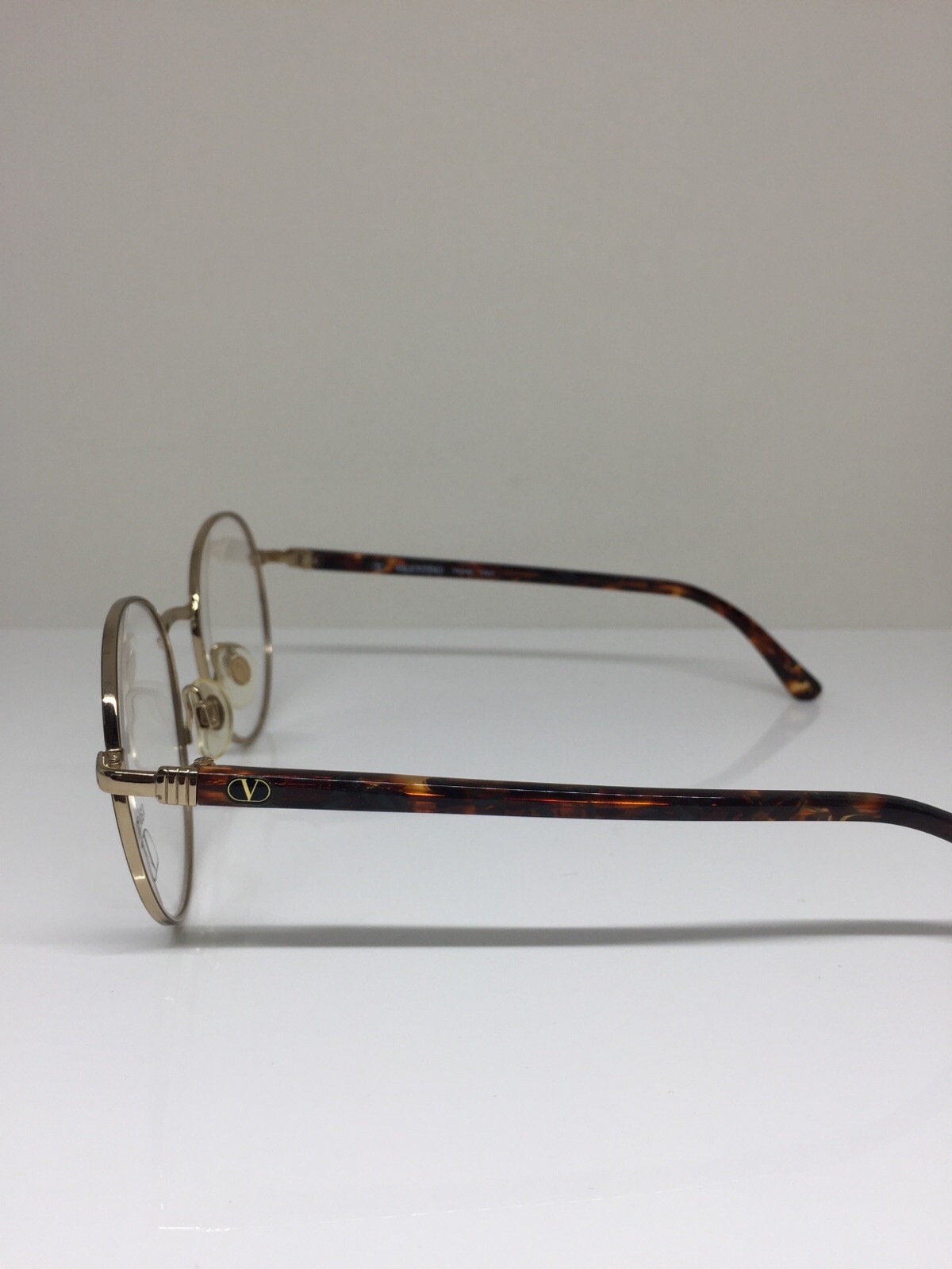 New Vintage Valentino V406 Eyeglasses C. 906 Gold with Tortoise 52-20mm Italy image 7