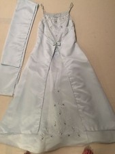 Flower Girl, Lida Girls Size 10 Pageant/flower Girl Dress, Light Blue