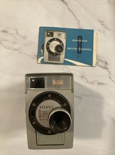 Vintage 1963 Kodak Brownie 8 8mm Movie Camera F 2.7 Wind Up Handle WORKS 