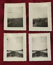 DRIVE BY SHOOTING WEHRMACHT SOLDIERS FIRE FROM TRUCK WWII German Military photo