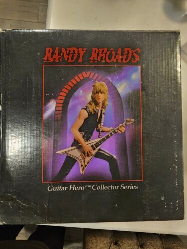 Statua icona rock limitata Knucklebonz Randy Rhoads II alta 8 pollici da JP rara - Foto 1 di 3