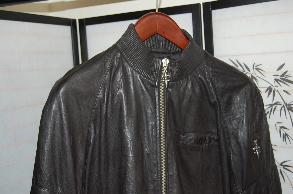 XXL 🔥 Royal Underground Cuero Pesado Motociclista Montar Moto Bomber Chaqueta Foto 2 de 4