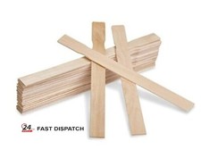 100x Large Wooden Mixing Sticks Paint Mixing Stick Lacquer Hardener Stirrer Sr