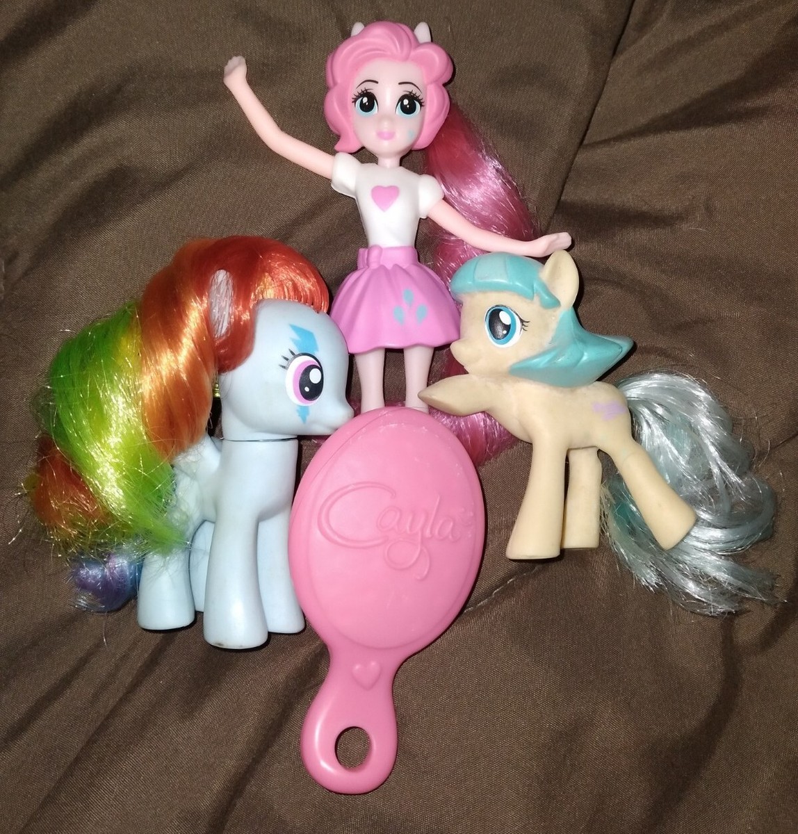 Lot of 4 My Little Pony Girl with Two Ponies and a Pink Brush Kids Toy | eBay Lot of 4 My Little Pony Girl with Two Ponies and a Pink Brush Kids Toy | eBay