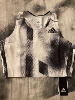 adidas running crop top