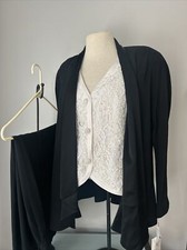 Daymor Couture Formal Skirt Suit Lace Beaded Sequin Size 18 NWT 550