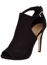 New Madden Girl Women  s Rooneyy Black Fabric Size 6