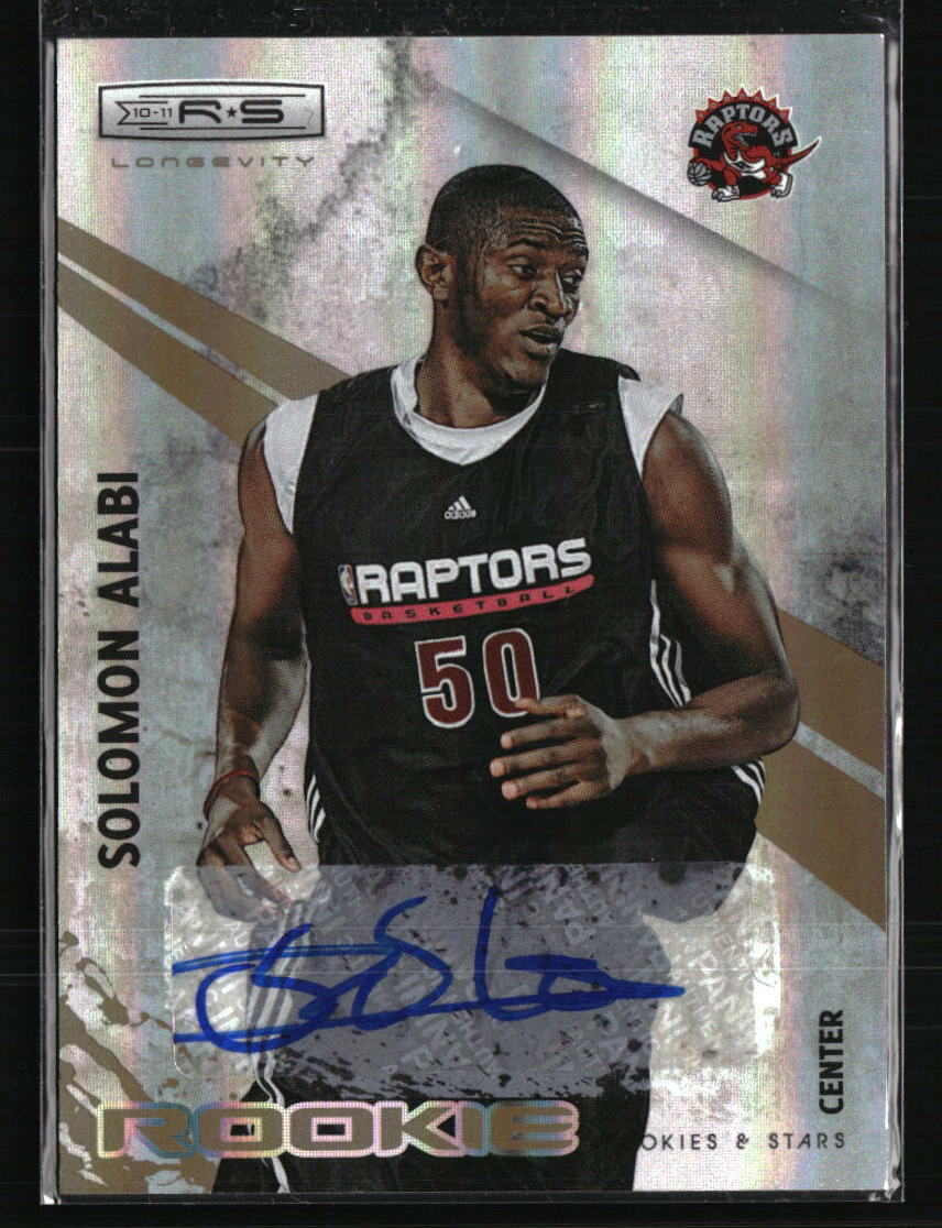 Solomon Alabi 2010 Panini Rookies andamp; Stars Longevity #126 Basketball Card /350 eBay