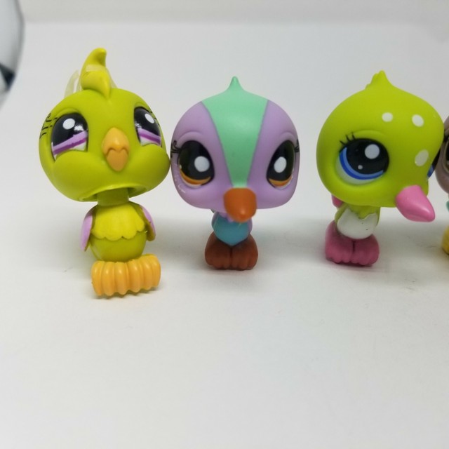 Lot Of 7 Hasbro Littlest Pet Shop Bird Toy Collectibles eBay