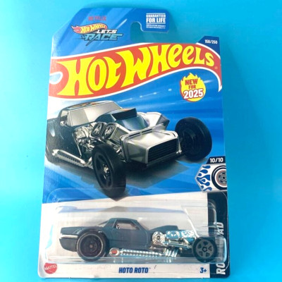 HOT WHEELS 2025 HOTO ROTO MATTE MOODY BLUE 158/250 HYW33 LET'S RACE NETFLIX SHOW
