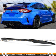 For 2022-26 Civic Hatchback Type R Fl5 Ctm Real Carbon Fiber Trunk Spoiler Wing