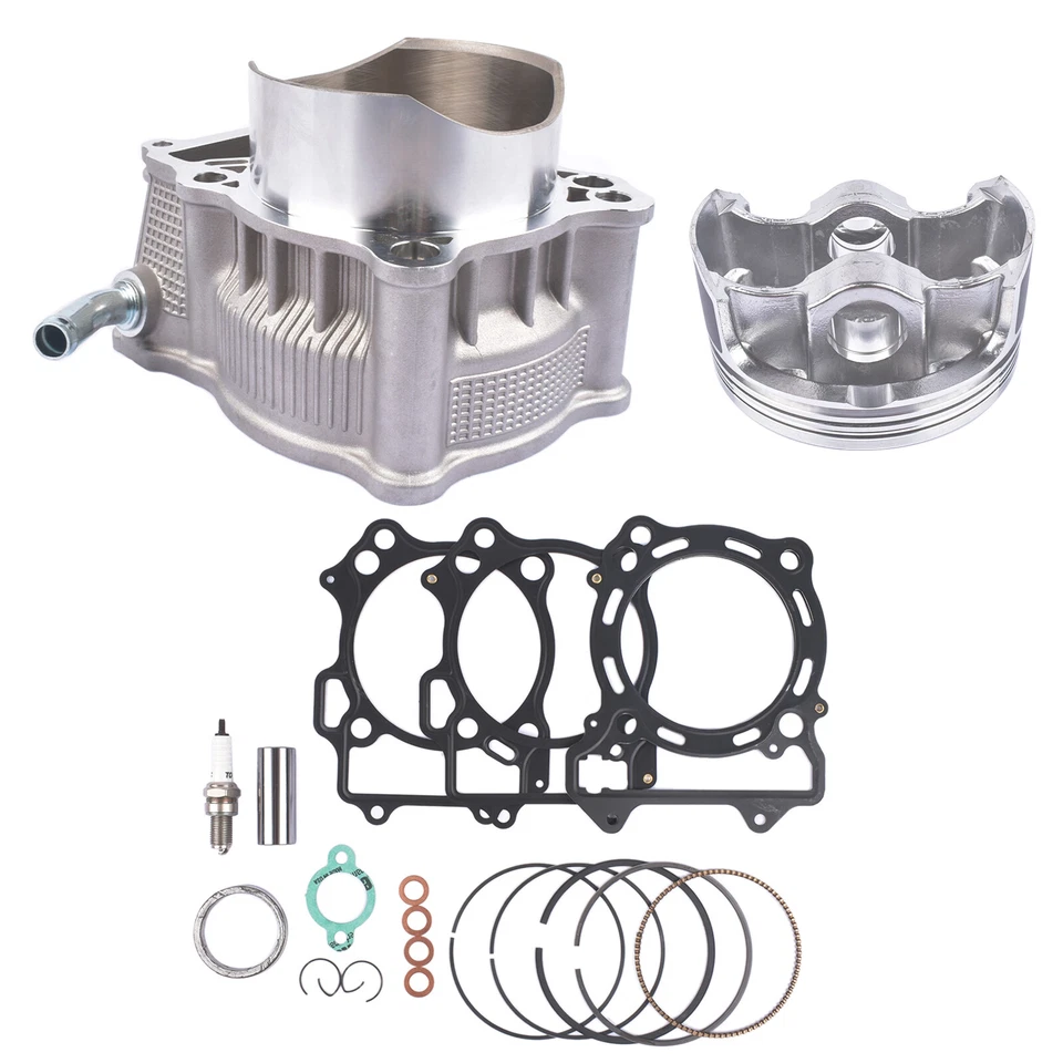 For Suzuki LTZ400 Kawasaki KFX400 Cylinder Piston Gaskets Top End Rebuild Kit - Image 4 of 4