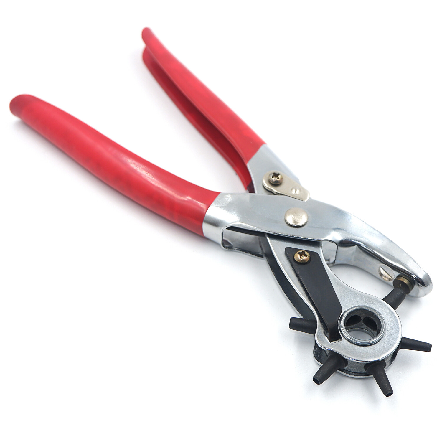 Professional Leather Hole Punch Pliers HEAVY DUTY Belt Holes Revolving ...