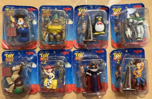 LOT Figurine Toy Story 2 Mini Disney-Pixar 8 Figurine Yujin Mini avec Diecast Acc. - Photo 1 sur 12