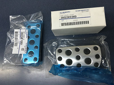 #ad Genuine Subaru Brake amp; Gas Pedal Aluminum Set Impreza Forester Outback OEM Auto $89.33