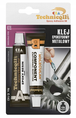 METALL EPOXIDKLEBER FÜR STAHL EISEN BRONZE MESSING FLÜSSIGMETALL 2x20ml