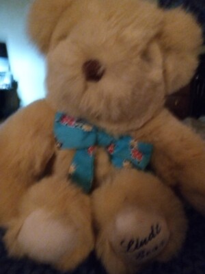 vintage brown teddy bear plush