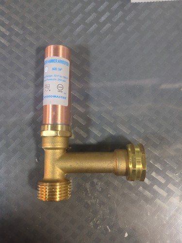 Waterslagdemper, 3/8 250 PSI Schokdemper