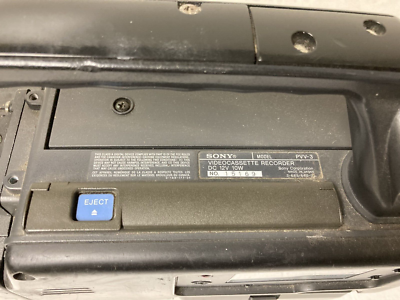 Sony Betacam SP PVV-3 w/ Sony DXC-D30WS & DXF-701WS Untested For