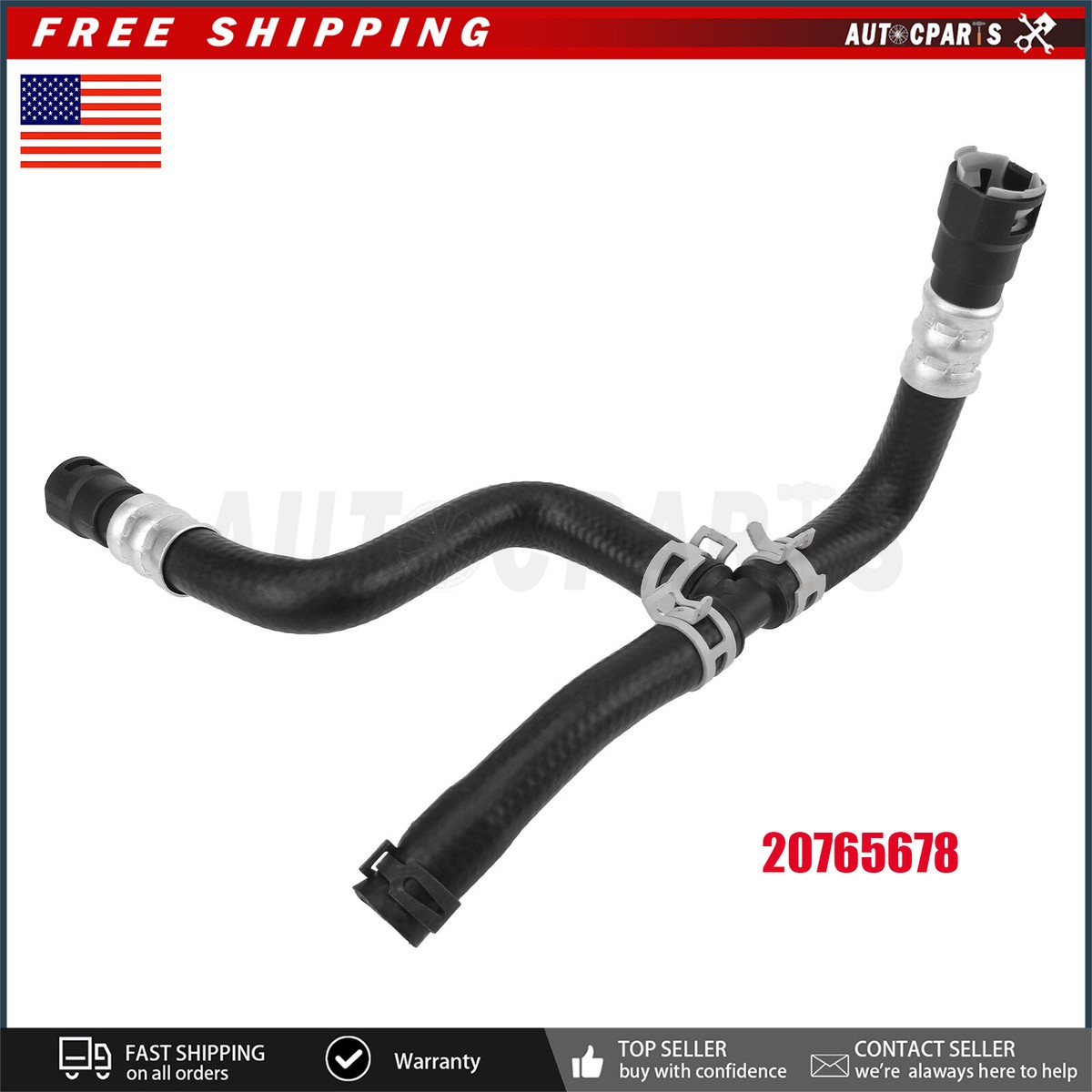 New 20765678 Inlet Heater Hose For Chevrolet Traverse Buick