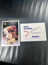 Brutus The Barber Beefcake 1990 Classic WWF #113 Haircut HOF Wrestling Card WWE