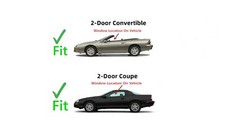 Camaro Acrylic Window Visors (10-24 Camaro Coupe) - Free Shipping