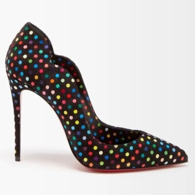 Christian Louboutin Hot Chick Multicolored Polka Dots | eBay