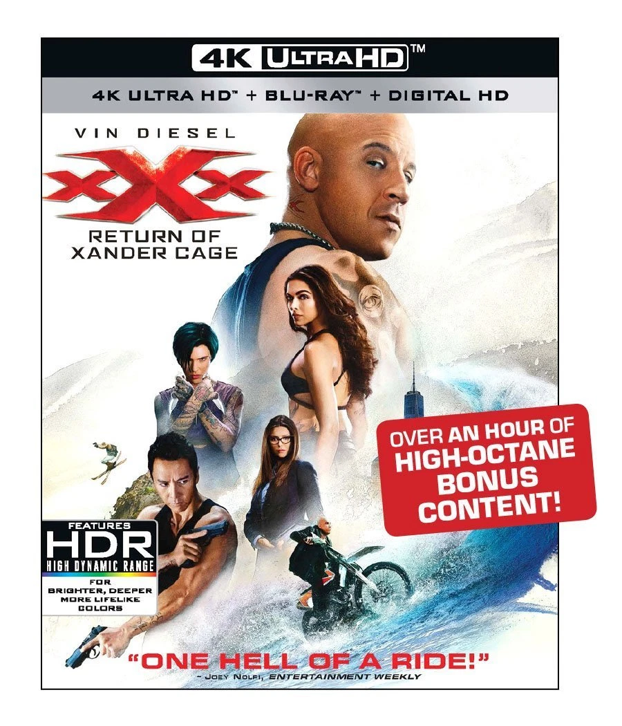 XXX : THE RETURN OF XANDER CAGE (4K ULTRA HD) - Blu Ray - Region free | eBay