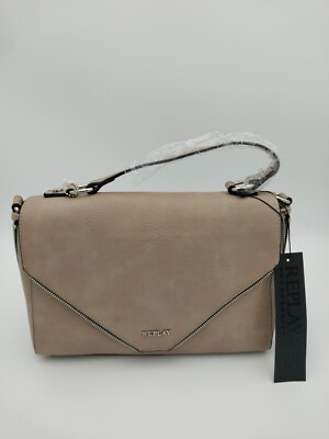 Replay  Shoulder Bag TAN  Leather Stylish Design