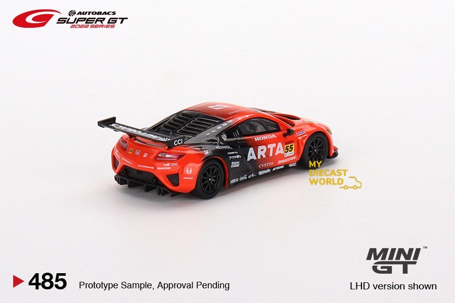 Mini GT 1:64 Honda NSX GT3 EVO22 #55 ARTA 2022 Super GT