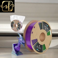 violet 3D Printer Filament 1.75Mm Tri-Color Eco-Friendly PLA Filament Printing T
