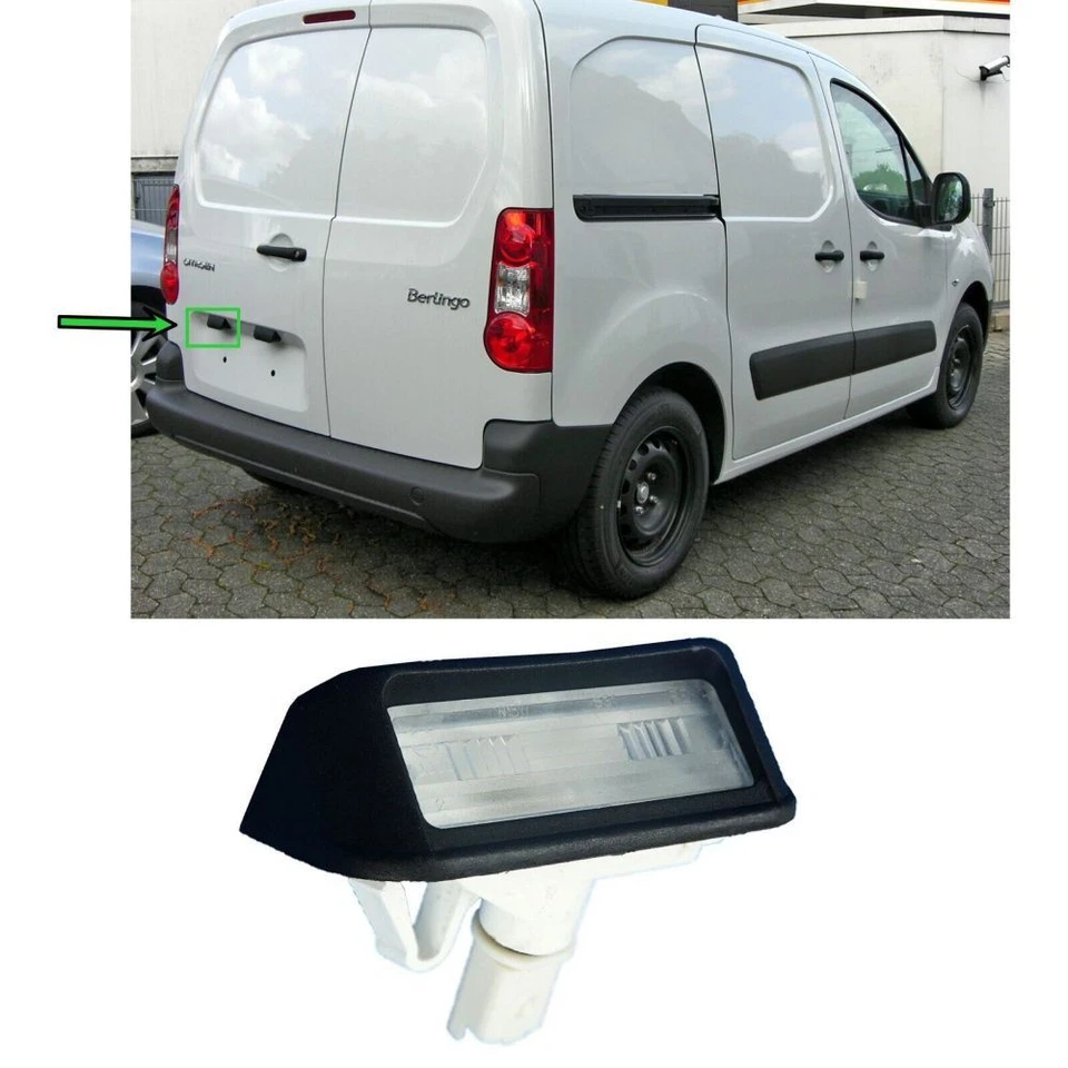 FOR CITROEN BERLINGO PEUGEOT PARTNER EXPERT NUMBER PLATE LAMP 6340G7 UK - Image 4 of 4