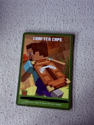 Minecraft Crafter Cape Code 2026 Twitchcon Rotterdam Exclusive