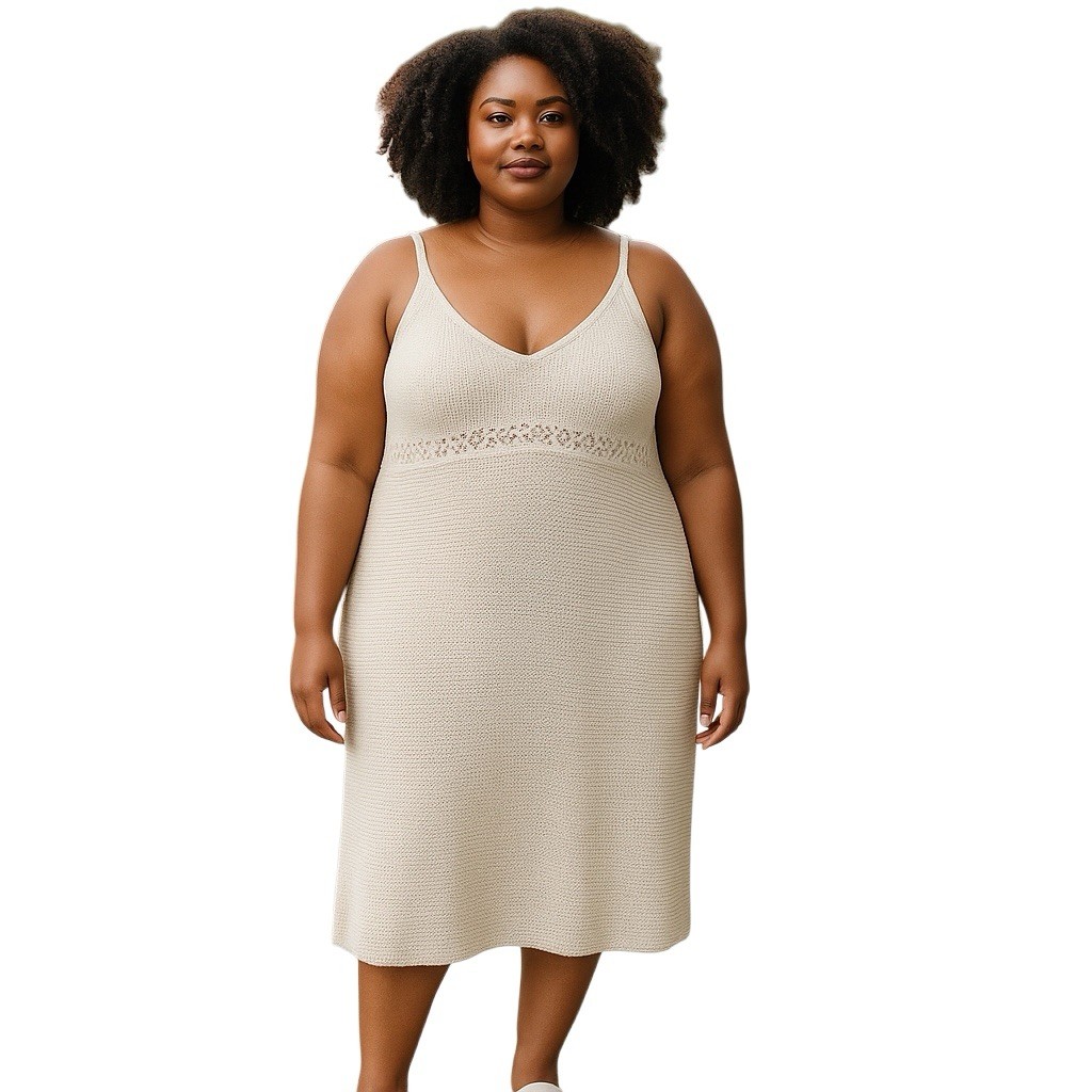 cream knit dress Petite Cream Knit Fringe Hem Dress – Ro&Zo