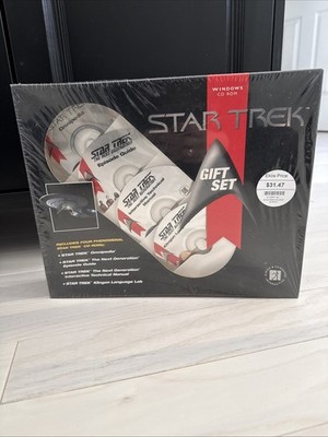 Simon Schuster Interactive Star Trek Windows CD-ROM Media 4-Disc Gift Set Sealed